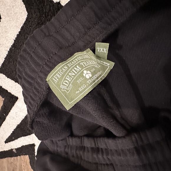 Denim Tears The Cotton Wreath Sweatpants – Black – Size XXL – New (Opened) - Picture 5 of 12